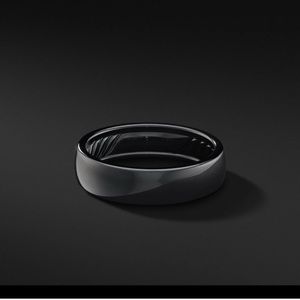 Men's David Yurman DY Classic Band
Ring in Black Titanyum